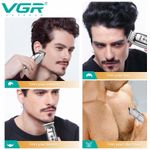 VGR Tondeuse Professionnelle – Précision Extrême – Rechargeable USB – Sans Fil - image 5