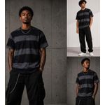 T-Shirt Oversize Manches Courtes - Noir