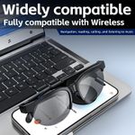 product_image_name-Bolizma-Smart Eyeglasses Earphone, Wireless Bluetooth 5.4, 50H Playtime, 50ms Low Latency, Fast Charging Case, App Support, Touch Controls, IPX4 Waterproof, Gaming & Music-2