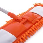 Generic Balai Serpillère Plat en Chenille avec Manche Réglable - image 4