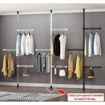 Garde Robe Telescopique Armoire De Rangement Portant à Vêtement