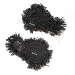 Generic C-hignon haut afro à cordon avec frange, extension de cheveux - image 8