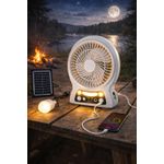 product_image_name-Generic-Ventilateur Portable Rechargeable avec Panneau Solaire – Blanc-2