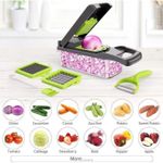 Generic Super Trancheur de Légumes - Decoupe Legumes Cube Oignon Carotte Concombre Tomates - image 4