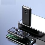 product_image_name-Generic-10000mAh Power Banks 4 Câbles Très Mince De Charge Intégrés - Noir-3