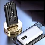 product_image_name-Generic-10000mAh Power Banks 4 Câbles Très Mince De Charge Intégrés - Noir-6