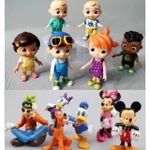 Pack Mix de 12 Figurines Cocomelon et  Mickey - Paw Patrol