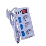 Generic Multiprise Parafoudre 6 Prises Avec 3 Pots USB ralongz - image 2