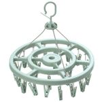 product_image_name-Generic-Cintres et séchoir en plastique multifonctionnels-Organisateur de cintres pour le linge et la garde-robe peu encombrant-5