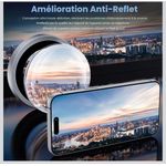 Generic Protège Caméra Compatible à IPhone 14 Pro- Couleur argent - image 3