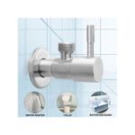 Generic KIT DE 2 Robinet De Flexible De Douche En Inox. Eau Froide - Argent