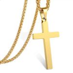 Generic Chaîne chic Homme médaille Croix - image 2