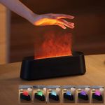 Generic Diffuseur d’Arômes Effet Flamme LED – Humidificateur Décoratif - image 2