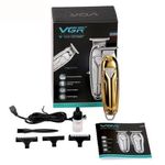 Generic Tondeuse À Cheveux Professionnel Rechargeable  VGR V-056 - Gris
