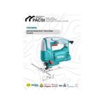 TOTAL Scie Sauteuse 570W + 3PCS LAMES BH