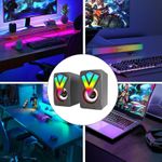 White Label Haut-Parleurs De Bureau - Noir - image 2