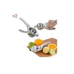 Lot De 2 Presses Citron,Orange De Cuisine En Acier Inoxydable