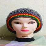 Fashion Express Chapeau rasta gris - image 2