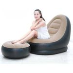   Fauteuil Gonflable Confortable - Noir / GRIS