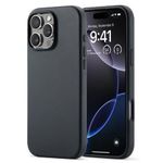 Coque En Silicone Compatible IPhone 14 Pro avec 1 Antichoc - Noir