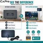 CAPro Antenne TV TNT Numérique Intérieure Ultra-Fine avec Câble 3 m - image 2