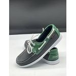 baladeuse homme en cuir bleu/vert