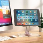Generic Support de téléphone portable en acrylique, pivotant à 360°