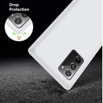 Coque Silicone Compatible Pour Samsung Galaxy Note 20 Avec antichoc - Blanc