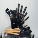 product_image_name-Sonifer-Set de Cuisine 19 Pièces SF-1189 - Silicone Alimentaire & Inox - Bloc Inclus-5