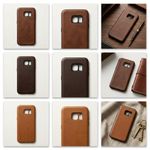 Coque de téléphone en cuir compatible avec Samsung note 5