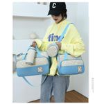 Generic Sac à langer multifonction, sac pour maman et bébé, 5 en 1 - multicolore - image 3
