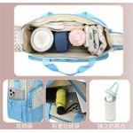 Generic Sac à langer multifonction, sac pour maman et bébé, 5 en 1 - multicolore - image 4