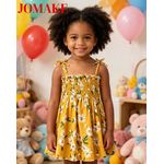 JOMAKE Robe à bretelles pour filles de 1 à 7 ans - image 2