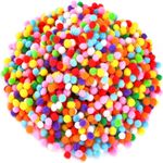 Generic Pompons 2000 Pièces 1CM Craft Petite Pompoms Loisirs Creatifs Multicolores Pompons