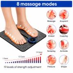 Generic Tapis de massage des pieds EMS stimulant (Électrostimulateur circulatoire)