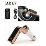 Generic Lecteur Bluetooth - Voiture - Car G7 MP3 Player - Marron - image 2