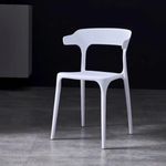 Chaises en plastique de salon balcon jardin extérieur