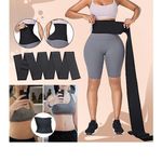 GAINE EN ROULEAU - 3m Noir