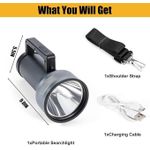 Generic Grande Lampe Torche LED Rechargeable – 1500 W - image 4