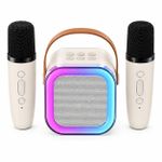 Generic Enceinte Bluetooth Karaoké Portable avec 2 Microphones Sans Fil – Son Clair