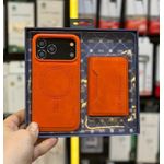 Generic DOU WALLET POUR IPJONE 17 PRO MAX AVEC POCHETTE+ ANTI CHOC