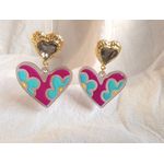 product_image_name-Fashion-Boucles d'Oreilles Forme de Coeur en Résine Acrylique Colorée – Design Artistique et Moderne pour Femme – Accessoire Unique et Élégant pour Toutes les Occasions-2