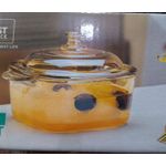 Assiette En Verre +ouvercle