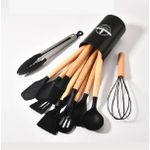 Generic Ensemble de 12 ustensiles de cuisine en silicone antiadhésif - image 3