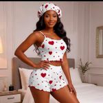 Fashion chic ensemble de pyjamas pour femme