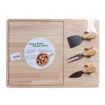 product_image_name-Generic-Planche à Pizza en Bois + Set Couteaux à Fromage-2