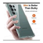 COQUE SAMSUNG S21 ULTRA TRANSPARENT + 1 ANTI CHOC