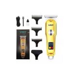 Generic Machine De Coupe De Cheveux Tondeuse Electrique Rechargeable Sans Fil Avec LED - image 2