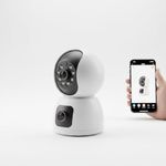 product_image_name-Generic-Caméra de Surveillance Intelligente WiFi HD - Double Objectif & Vision Nocturne - Ai Smart Camera-3