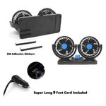 product_image_name-Generic-Ventilateur Double Têtes De Voiture-4